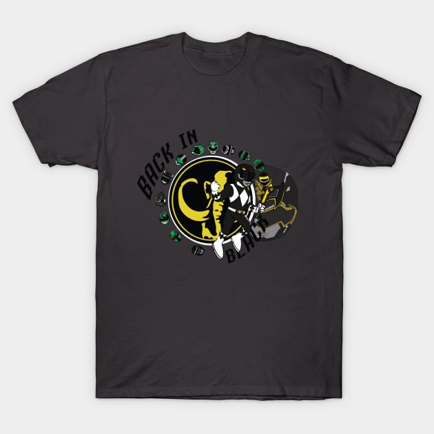 Back in Black T-Shirt by GarBear Designs